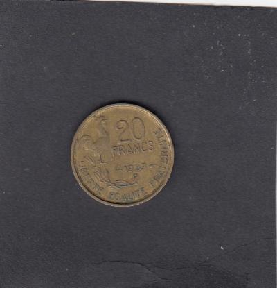 Beschrijving: 20 Francs 4 Feather